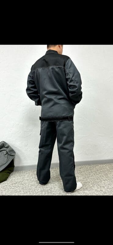 мужская повседневная одежда: Костюм летний с брюками из прочного износостойкого материала Ткань — 4