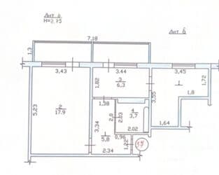 продажа квартир в караколе: 1 комната, 34 м², 105 серия, 2 этаж, Косметический ремонт — 13