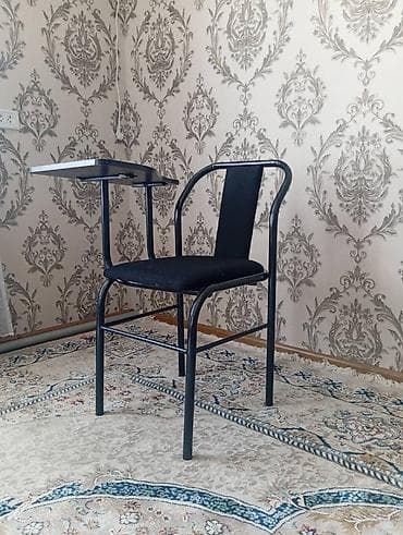 рабочие одежды: Школьный стул, Другой материал, цвет - Черный — 2