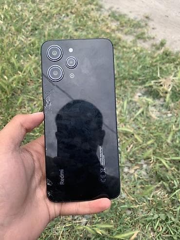 модемы в бишкеке: Redmi, Redmi 12, Б/у, 256 ГБ, цвет - Черный, 2 SIM — 1