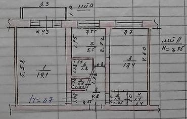 2 комнаты, 47 м², 104 серия, 2 этаж, Евроремонт at lalafo.kg 2 комнаты, 47 м², 104 серия, 2 этаж, Евроремонт