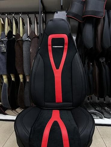 фит сидения: Чехлы Экокожа, цвет - Оранжевый — 2