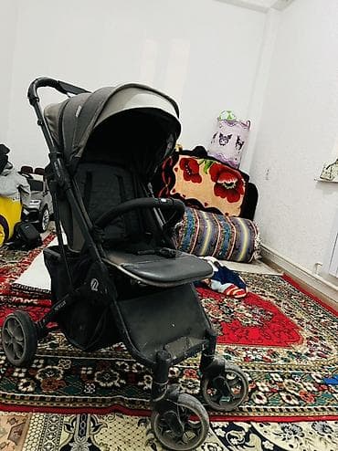 Коляски: Коляска, цвет - Черный, Б/у — 3