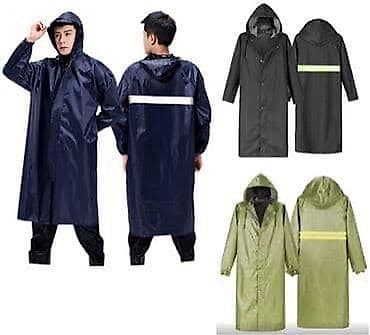 дождевик: Дождевик с капюшоном — водонепроницаемый, с отражающей полосой — 2
