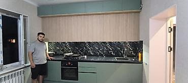 кухонный фасад: Кухонный гарнитур, цвет - Бежевый — 9