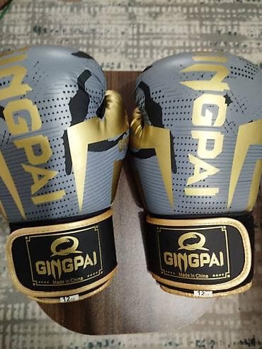 Боксерские перчатки GINGPAI, 12 oz - Назначение: бокс, кикбоксинг — 4