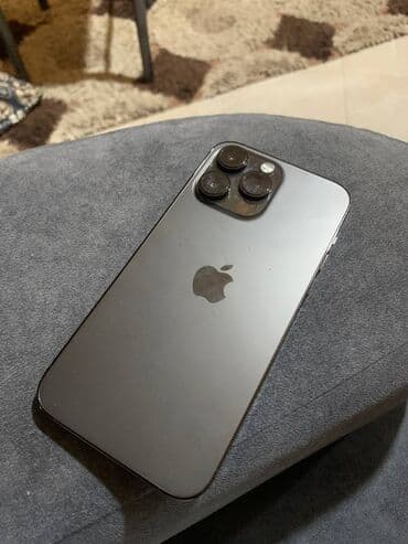 IPhone 14 Pro Max, Б/у, 256 ГБ, Черный, Чехол, 83 %