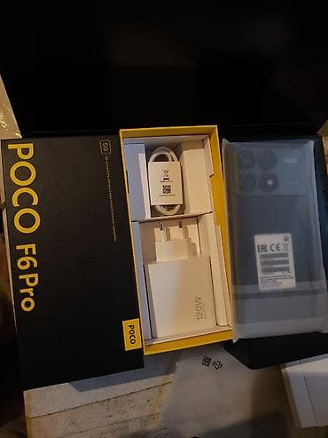 Poco F6 Pro, Новый, 512 ГБ, цвет - Черный, 1 SIM, 2 SIM, eSIM at lalafo.kg Poco F6 Pro, Новый, 512 ГБ, цвет - Черный, 1 SIM, 2 SIM, eSIM