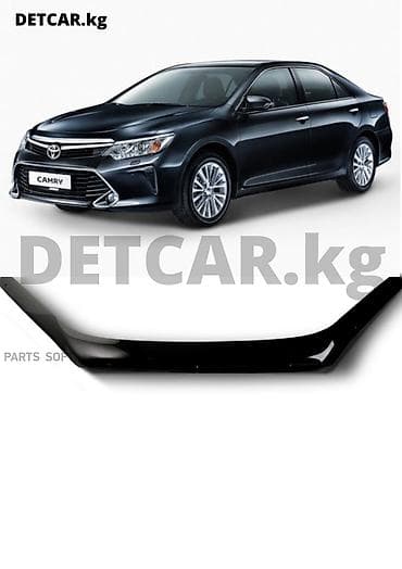toyot: Дефлектор капота Toyota Camry, 7, Тайота Камри Мухобойка Мухобойка — 1