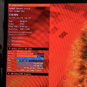 ноут 8: Видеокарта для ПК, Б/у, Gigabyte, GeForce RTX, 10 ГБ — 4