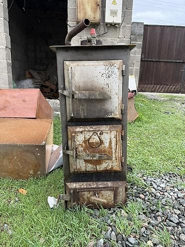 Твердотопливный котёл Для дома, Тип управления: Механический