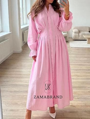 z maxi: Платье макси ZAMABRAND с акцентом на талию - Длина: макси — 3