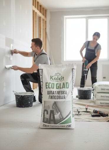 Шпаклевка Kalcit, Гипсовая, Сухая at lalafo.kg Шпаклевка Kalcit, Гипсовая, Сухая