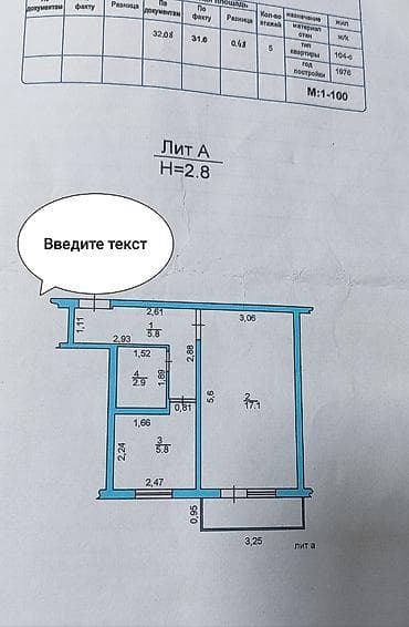 1 комната, 33 м², 104 серия, 3 этаж, Старый ремонт at lalafo.kg 1 комната, 33 м², 104 серия, 3 этаж, Старый ремонт