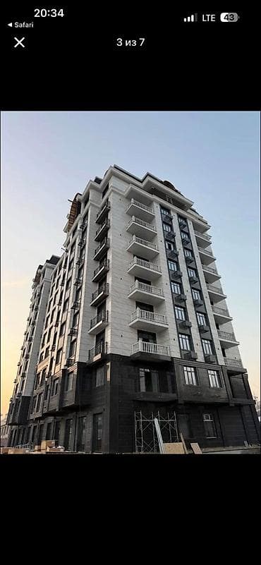 Квартиры: 2 комнаты, 80 м², АУЦА Элитка, 11 этаж, ПСО (под самоотделку) — 2