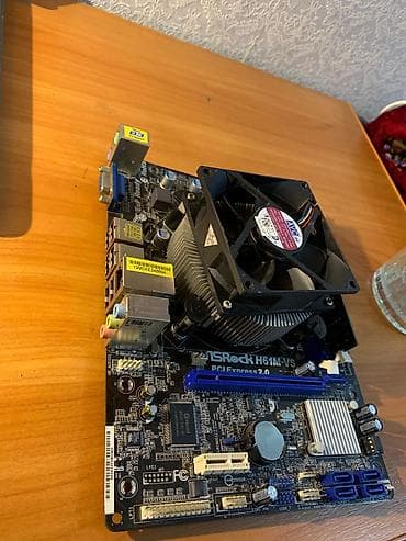 комп цена: Материнская плата для ПК, Б/у, ASRock, LGA1155, Micro-ATX — 3
