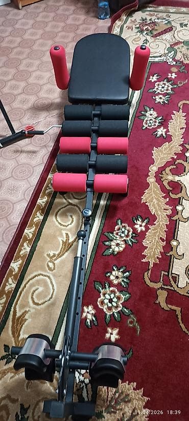 класс прес: Тренажёр для пресса/спины с упорными роликами - Домашний — 4