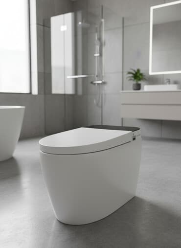 устанавливаем унитазы: Унитаз Напольный, Новый, Материал: Керамика — 1