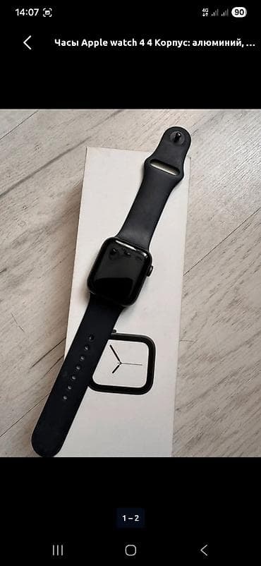 детские умные часы бишкек: Apple Watch Series 4 (A1977) - Корпус: алюминий Space Gray - Размер — 2