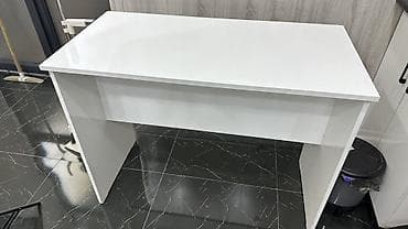 Бычуучу столдор: Белый стол прямоугольной формы. В отличном состоянии, как новый! — 1