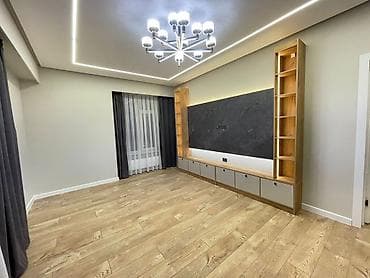 70: 2 комнаты, 70 м², Кок-Жар мкр 12 этаж, Евроремонт — 9