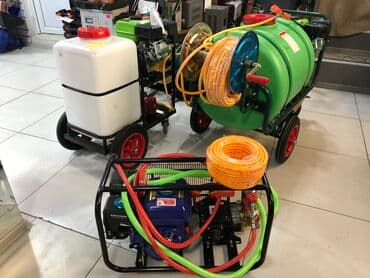 Опрыскиватель бензиновый (плунжерный) без бочки, 30 метров рукав -