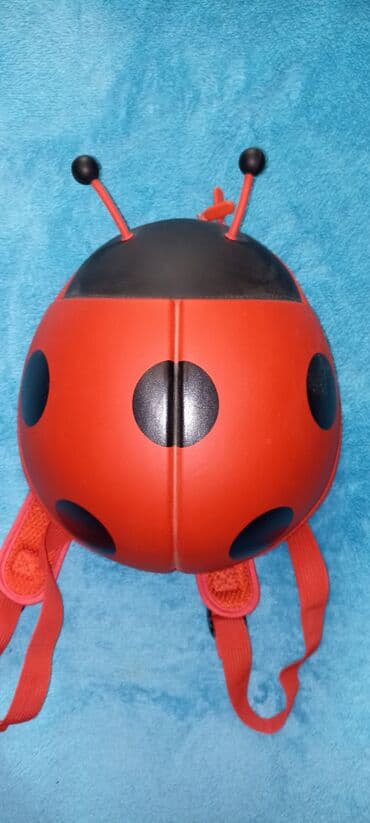 чемодан дорожный бу: Детский 3D рюкзак ЛедиБаг, вместительна, с регулирующими — 1