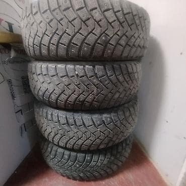 шипованная: Шины R 14, Зимняя шипованная, Б/у, Комплект, Легковые, Michelin — 5