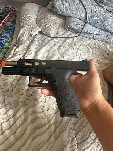 пистолет сигнал: Пневматический/страйкбольный пистолет (airsoft) с имитацией затвора и — 2