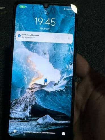 микрофон hoco: Redmi, Redmi 13C, Колдонулган, 128 ГБ, түсү - Кара, 2 SIM — 1