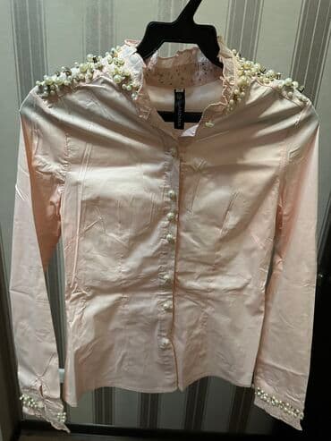 стильные белые рубашки женские: Продаю стильную рубашку,качество отличное,размер S и М — 3