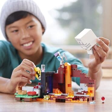 лего дом: Набор Лего Майнкрафт «Портал в Подземелье», мало б/у, все детали на — 5