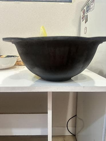 Посуда: Чугунный казан 4-4,5 литра с алюминиевой крышкой Производство - — 3