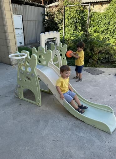 песочница для детей: Детский игровой комплекс 3-в-1 для дома и двора. Почти новый купили за — 1