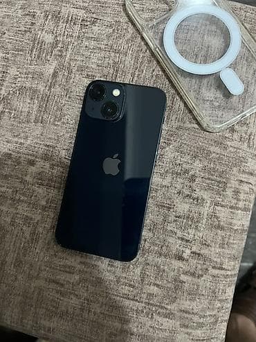 13 mini 128: IPhone 13 mini, Б/у, 128 ГБ, Midnight, Чехол, 79 % — 1