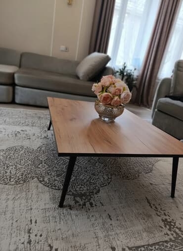 напольные книжные полки: Журнальный стол и модульный стеллаж 2×3 стол: 105*75 см высота 30 см — 1