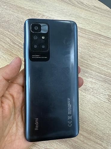 mi camera: Redmi, Redmi 10, Б/у, 128 ГБ, цвет - Серый, 2 SIM — 1