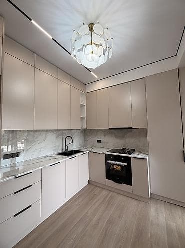 1 ком кв токмок: 1 комната, 46 м², Элитка, 7 этаж, Дизайнерский ремонт — 3