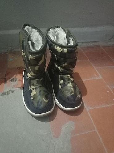 сапожки аляска: Детские зимние сапоги-дутики - Цвет/дизайн: камуфляж хаки с — 3