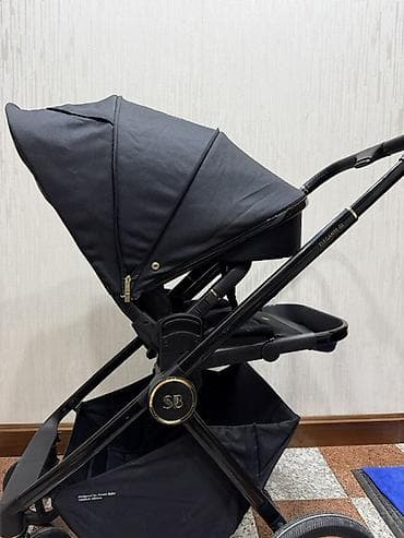 бир: Прогулочная коляска Smart Baby Elegant E6 (SB), цвет черный — 1