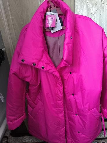 куртки зимние женские дешево: Яркая женская пуховая куртка/парка цвета фуксия. - Тёплая и лёгкая, с — 4