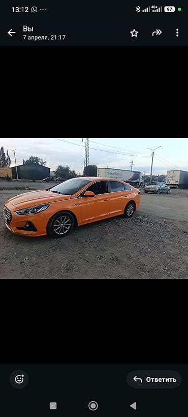 corolla runx: Сдаю Hyundai Sonata под такси, Долгосрочно, | Залог — 1