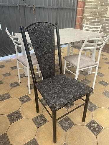 plastik stol stul: Кухонный стол и стул, цвет - Белый — 8