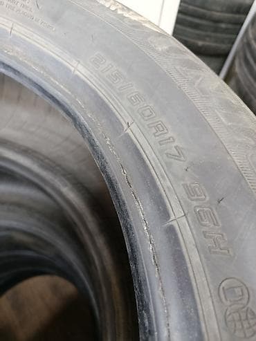 daf 480: Шины 215 / 60 / R 17, Лето, Б/у, Пара, Легковые, Япония, Dunlop — 2