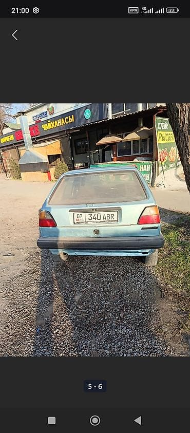 е60 e60: Volkswagen Golf: 1988 г., 1.8 л — 3