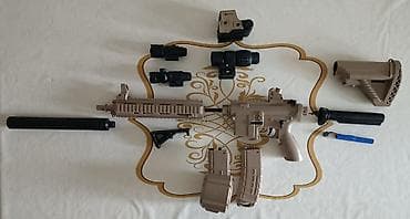 m416 игрушка: Гибридный орбизого/страйкбольный автомат HK416 — 6