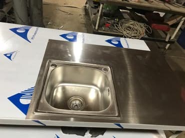 торговая оборудование: Столы из нержавейки, стеллажи из нержавейки, ванна моечная, мойки для — 8