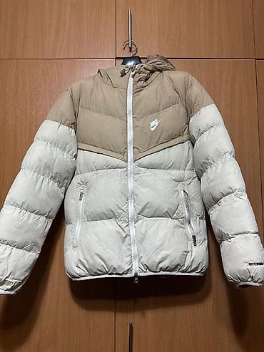 Мужская куртка, M, Nike, Б/у, цвет - Бежевый, Платная доставка, Самовывоз