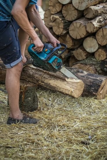 рекламные шит: Услуги бензопилы — 1