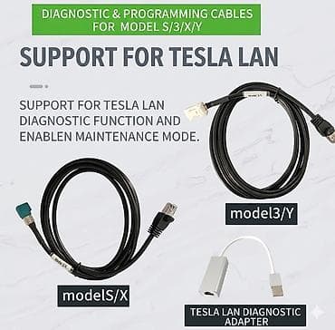 Диагностические и программирующие кабели для Tesla S/3/X/Y +